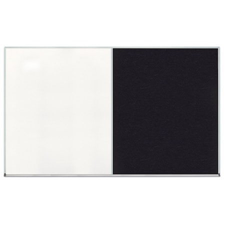 United Visual Products Enclosed Corkboard, 1 Door, 24"x36", 4" Fra UV3401-SATIN-DBURGU